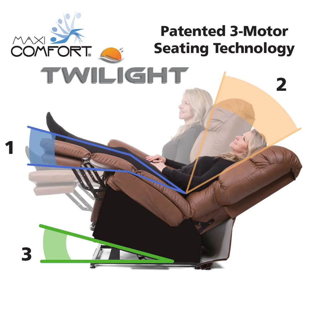 Golden Technologies Cloud PR515 MaxiComfort Lift Chair with Twilight Positioning