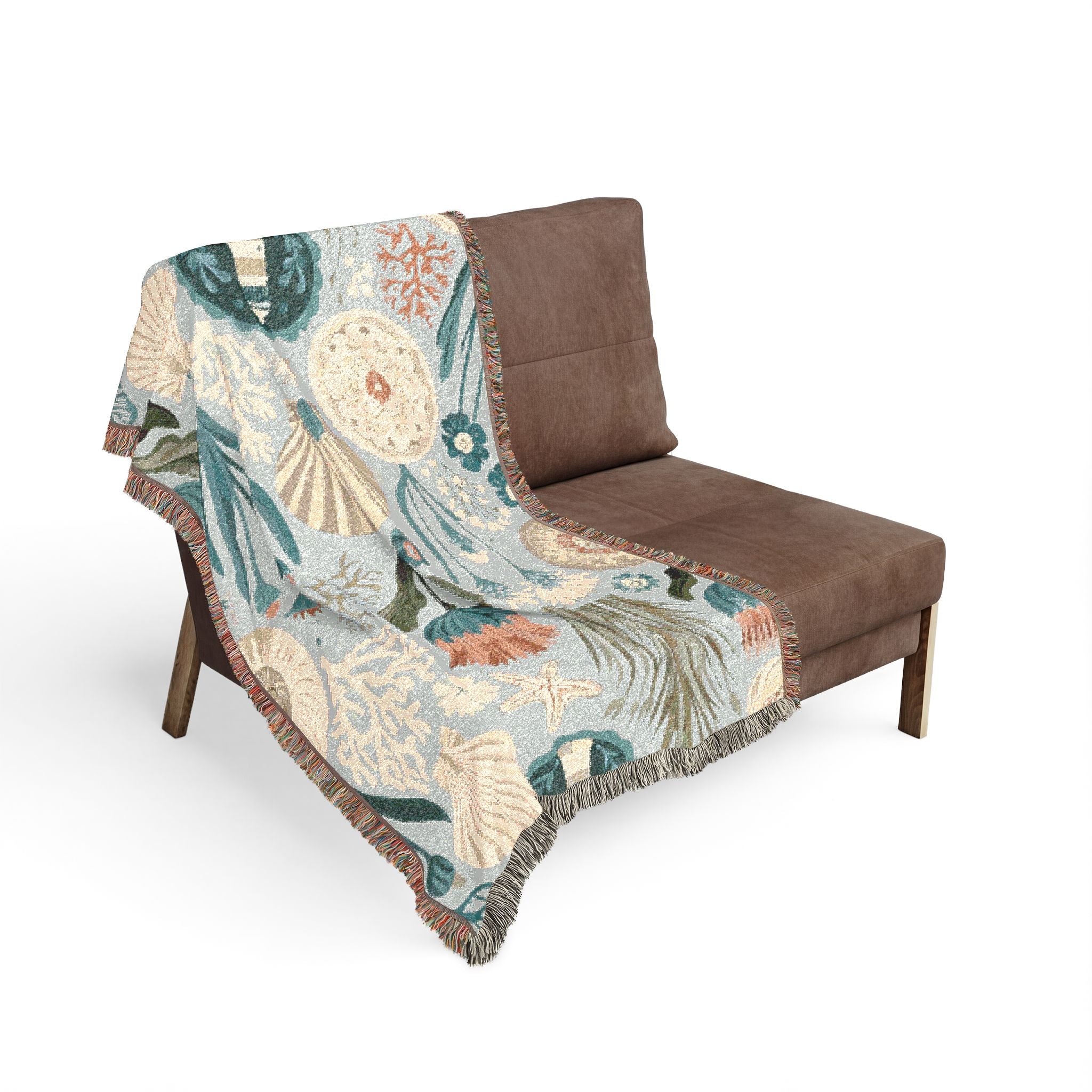 Coastal Calm Woven Throw Blanket
