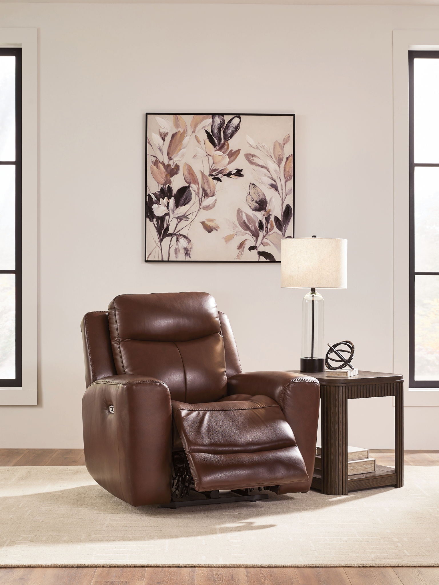 Bexhurst Power Recliner with Adjustable Headrest