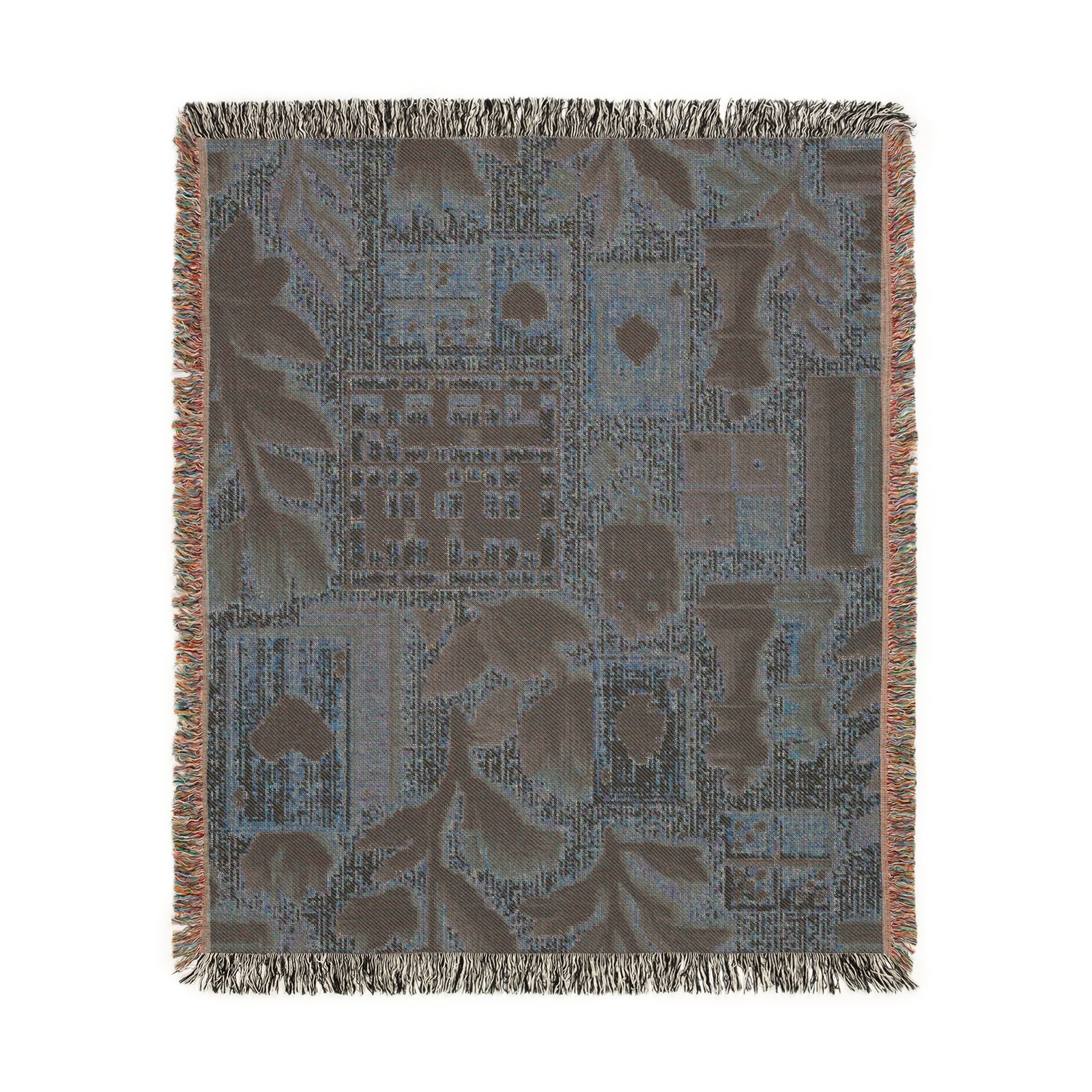 Game Night Woven Throw Blanket
