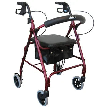 Aluminum Rollator, 6" Casters