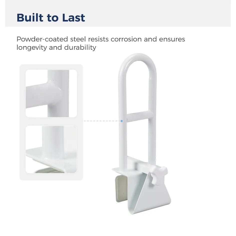 Clamp-On Tub Rail
