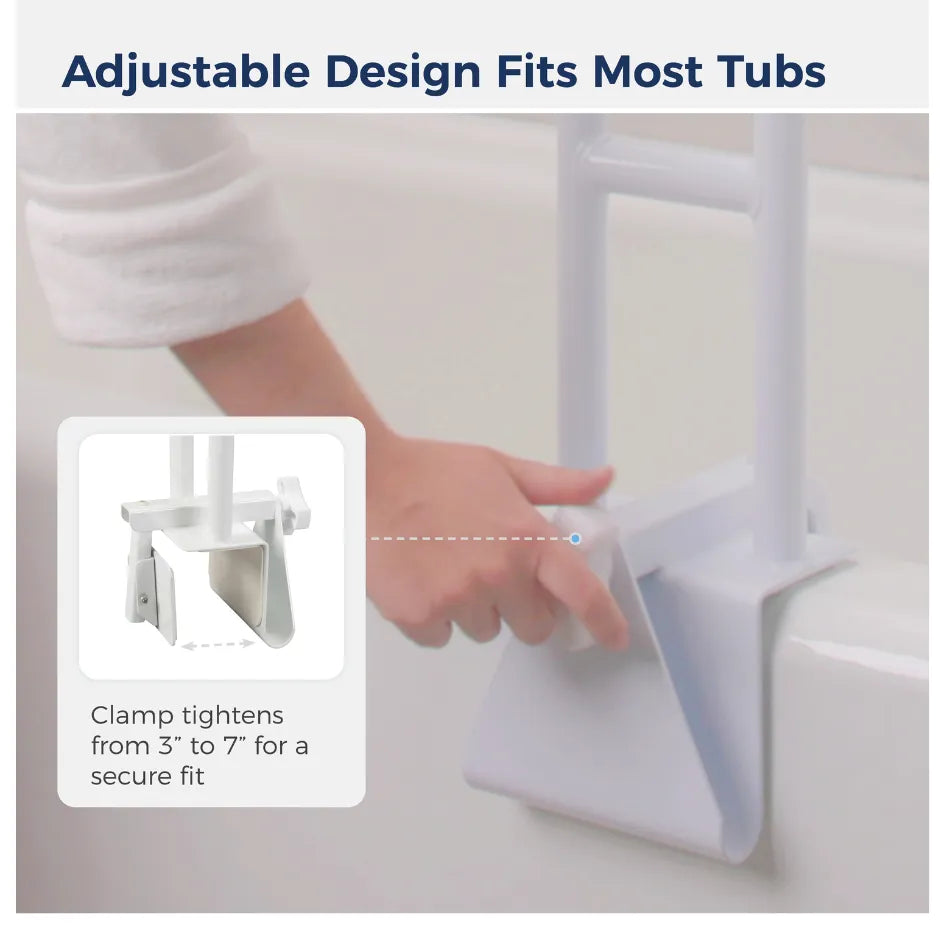 Clamp-On Tub Rail