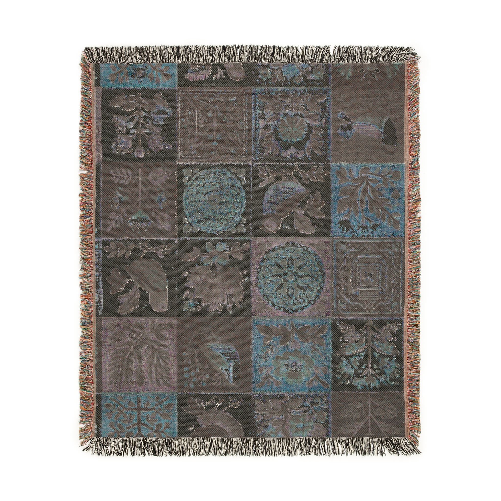 Heritage Quilt Woven Throw Blanket