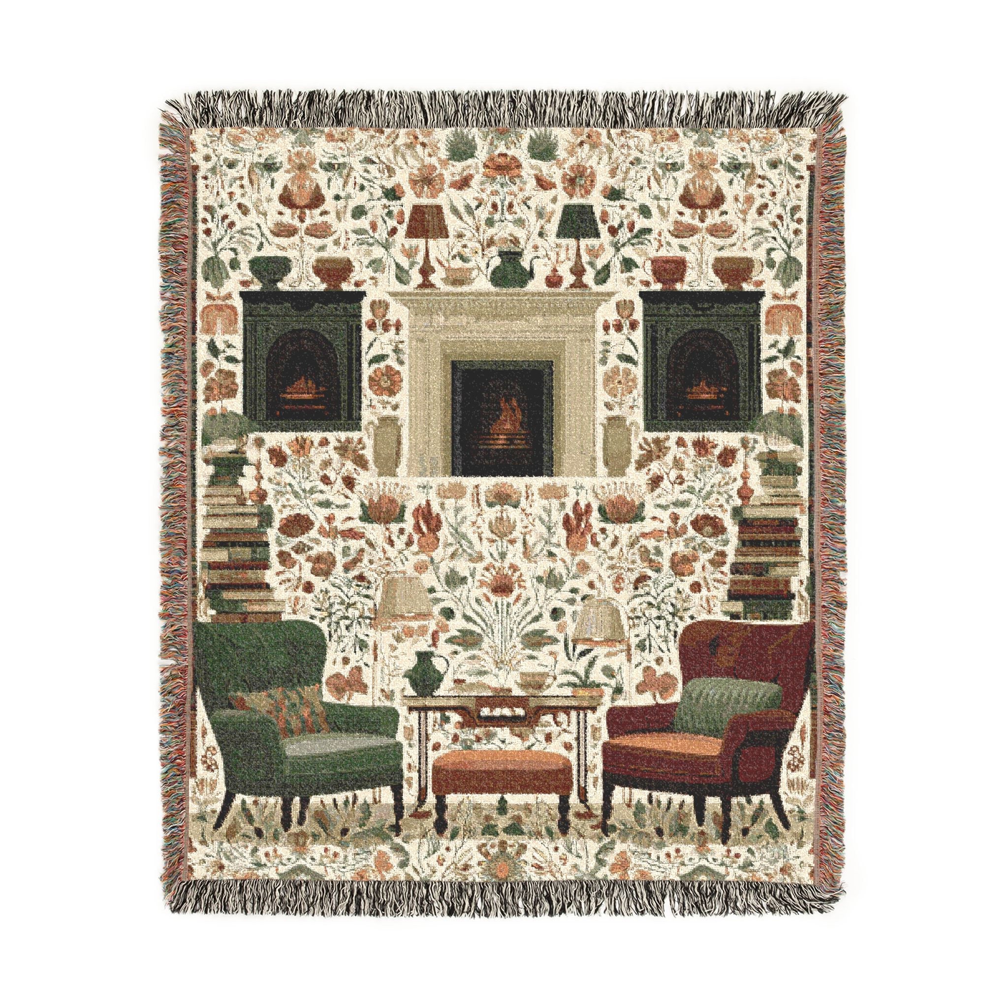 Reading Nook Woven Throw Blanket