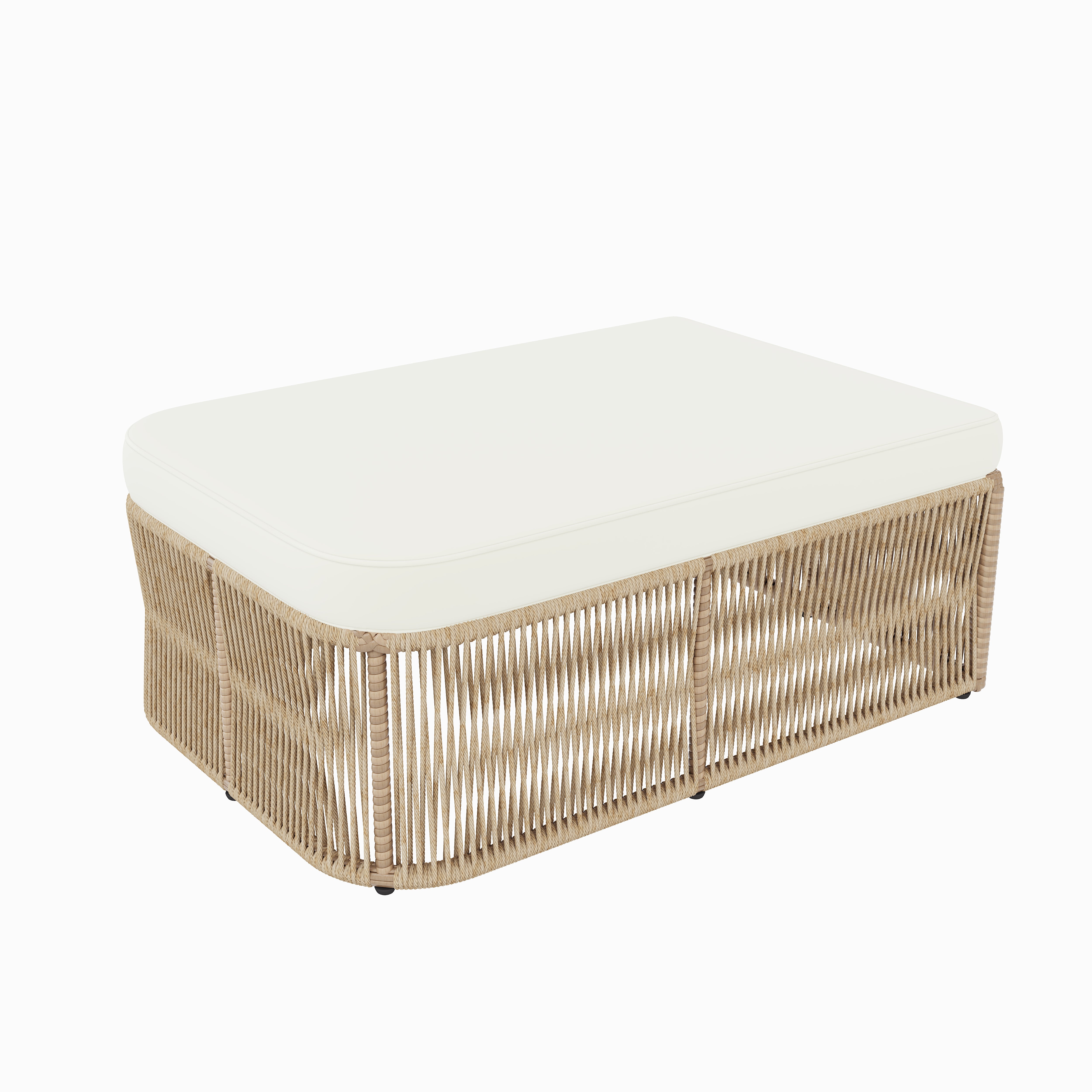 Outdoor PE Rattan Patio Furniture Set with Coffee Table