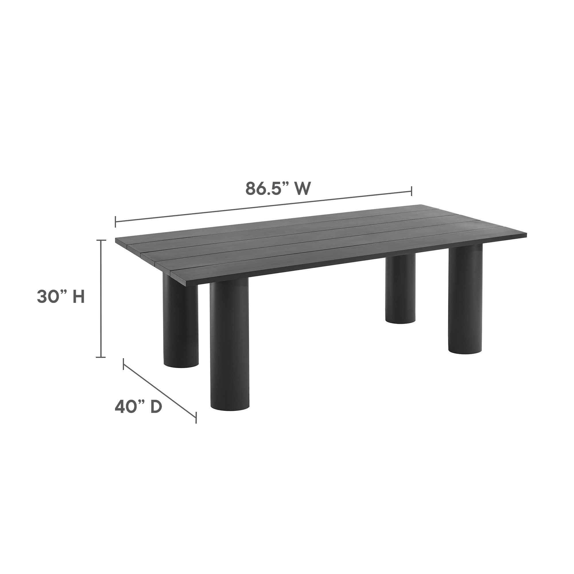 Nautica 7-Piece Aluminum Outdoor Dining Set by Modway
