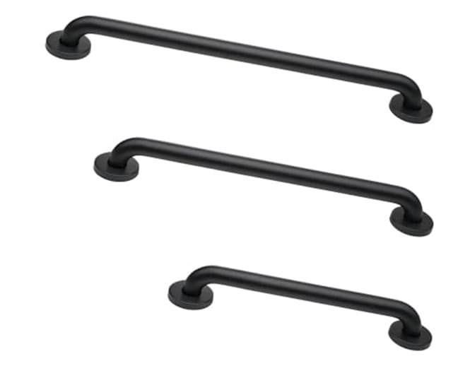 Grab Bar Bundle for Commercial Restroom ADA Compliance – 18″, 36″, 42″ – Pack of 3