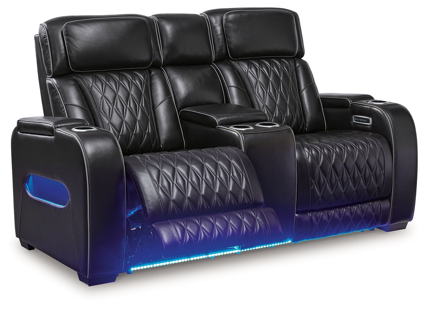 Boyington Power Reclining Loveseat with Console and Adjustable Headrest