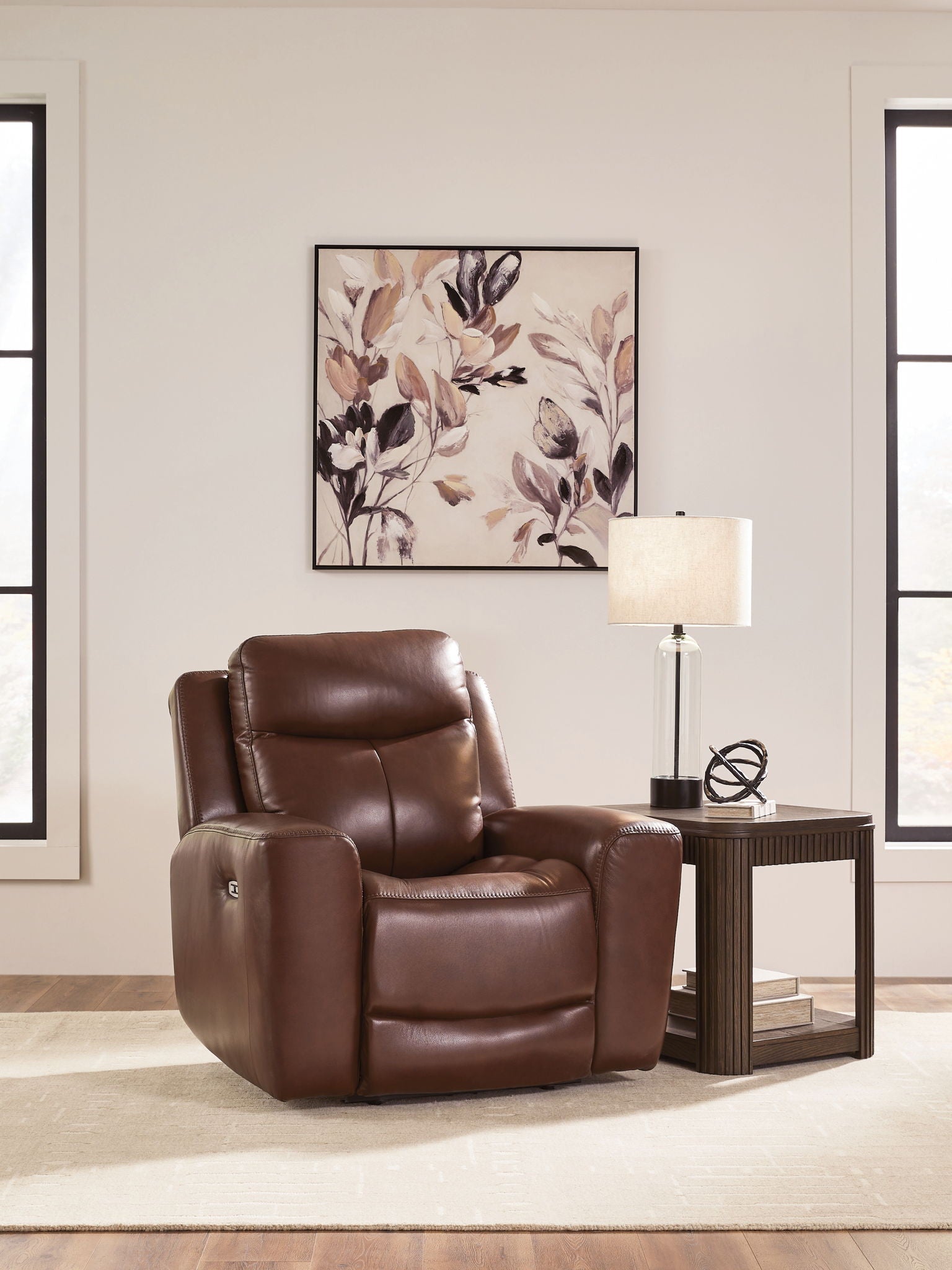 Bexhurst Power Recliner with Adjustable Headrest