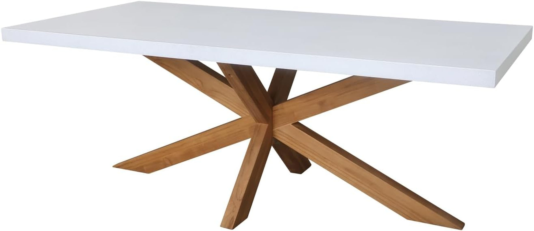 Outdoor 7 Piece Teak Patio Furniture Set with a Table and 6 Chairs