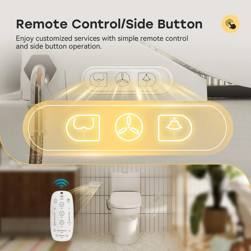 HOROW Bidet Toilet Seat With Heated Seat Dryer bidet Model B0503