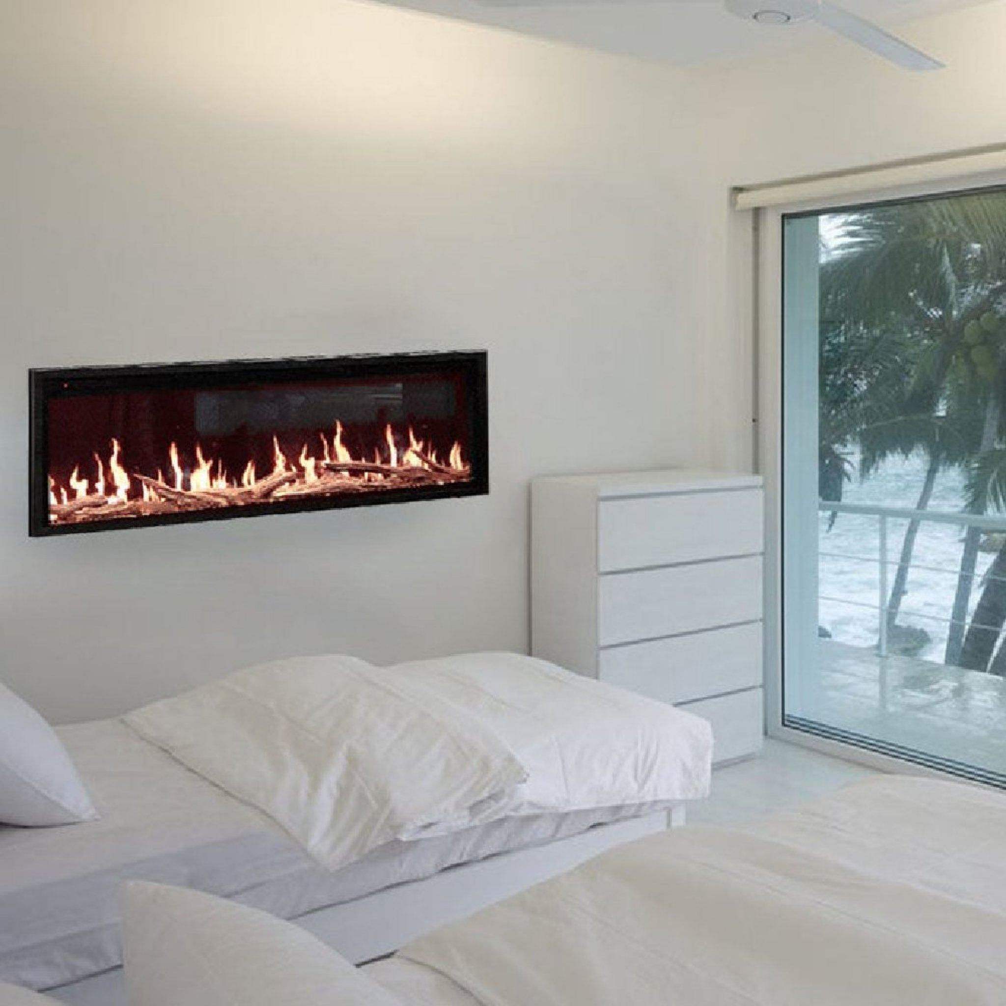 Modern Flames Orion Slim 60-Inch Heliovision Single-Sided Electric Fireplace