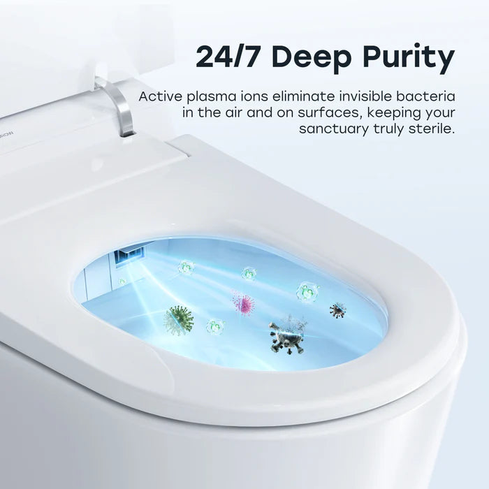 HOROW T39 Smart Toilet with Built-In Tank & Pump, ADA Dual Flush