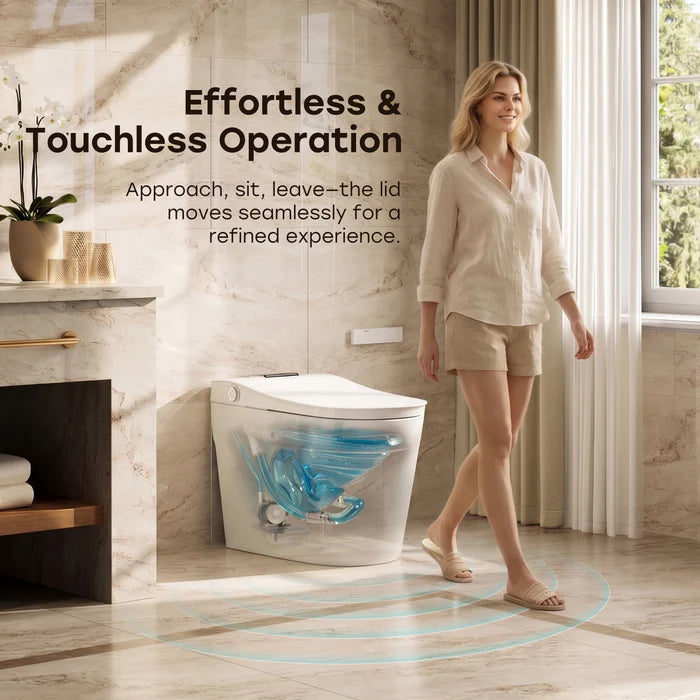 HOROW T39 Smart Toilet with Built-In Tank & Pump, ADA Dual Flush