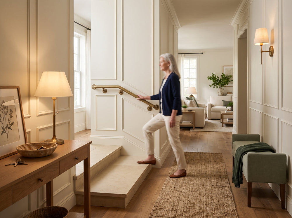 Why Grab Bars Belong in More Rooms Than the Bathroom