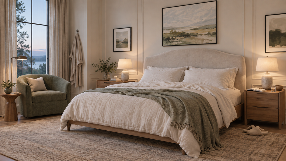 A Bedroom That Helps the Day End Well