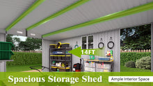 Outdoor Metal Storage Shed - 10x14 FT