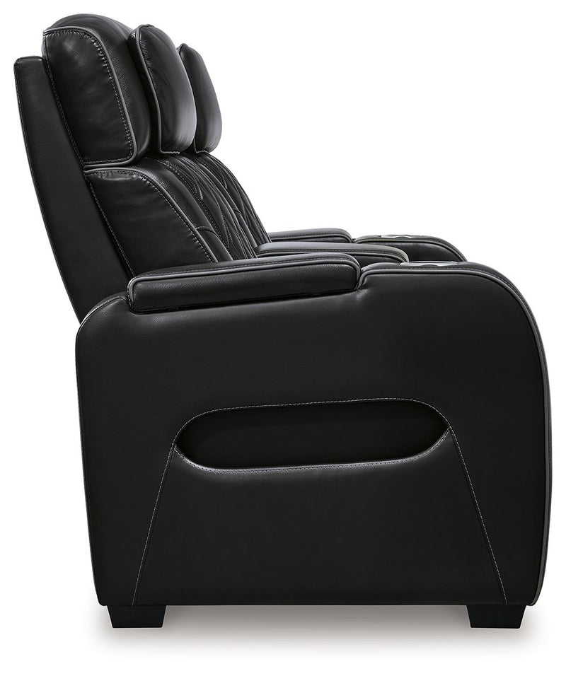 Boyington Power Reclining Loveseat with Console and Adjustable Headrest