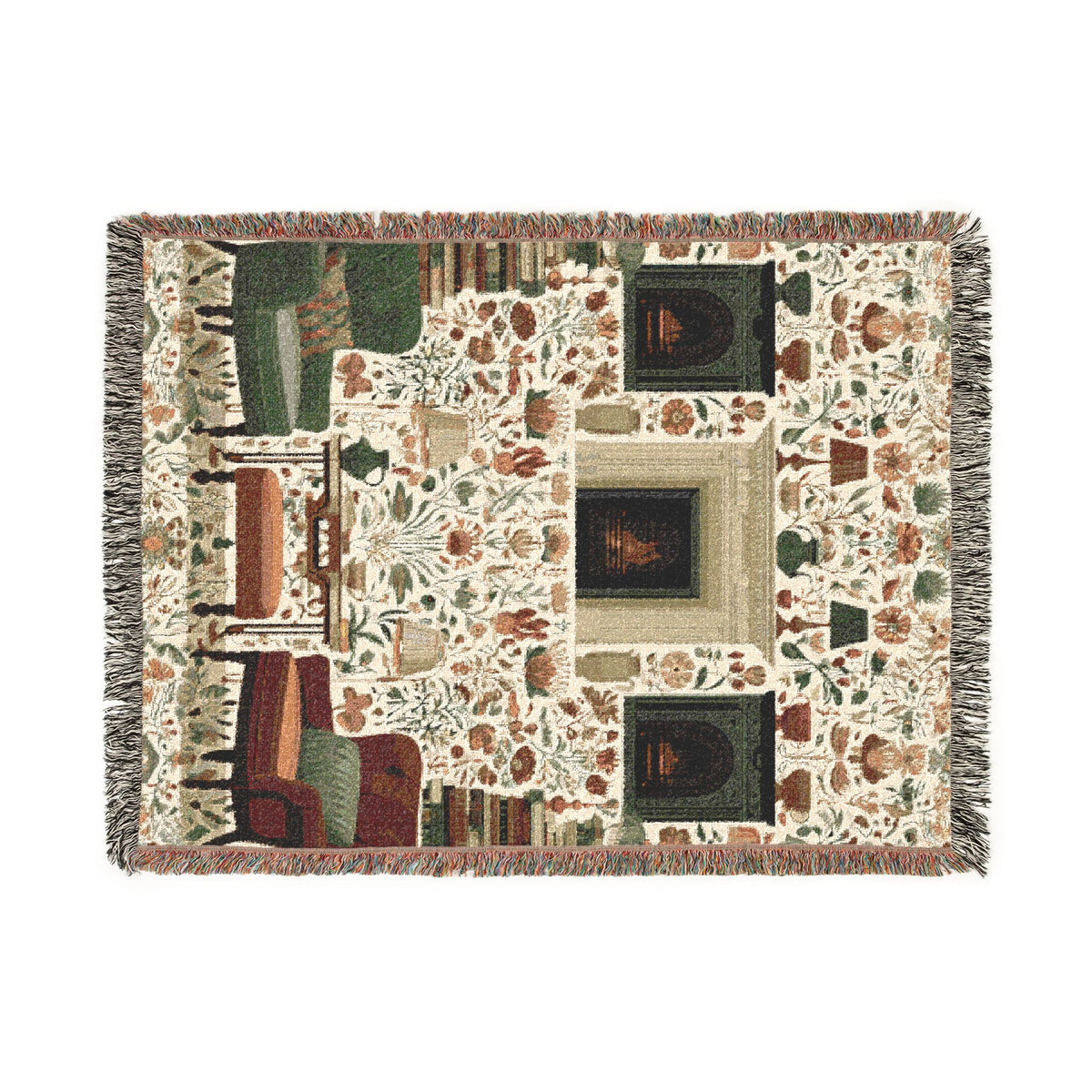 Reading Nook Woven Throw Blanket
