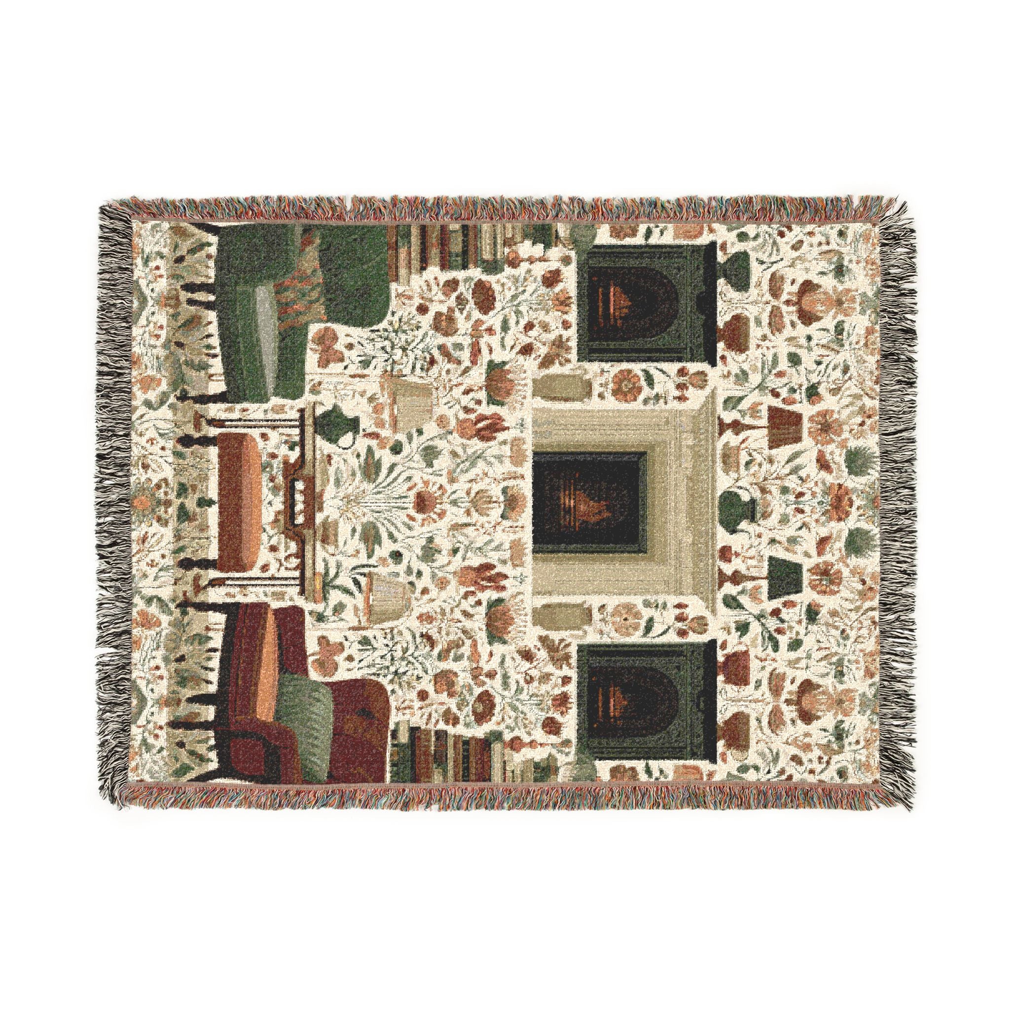 Reading Nook Woven Throw Blanket