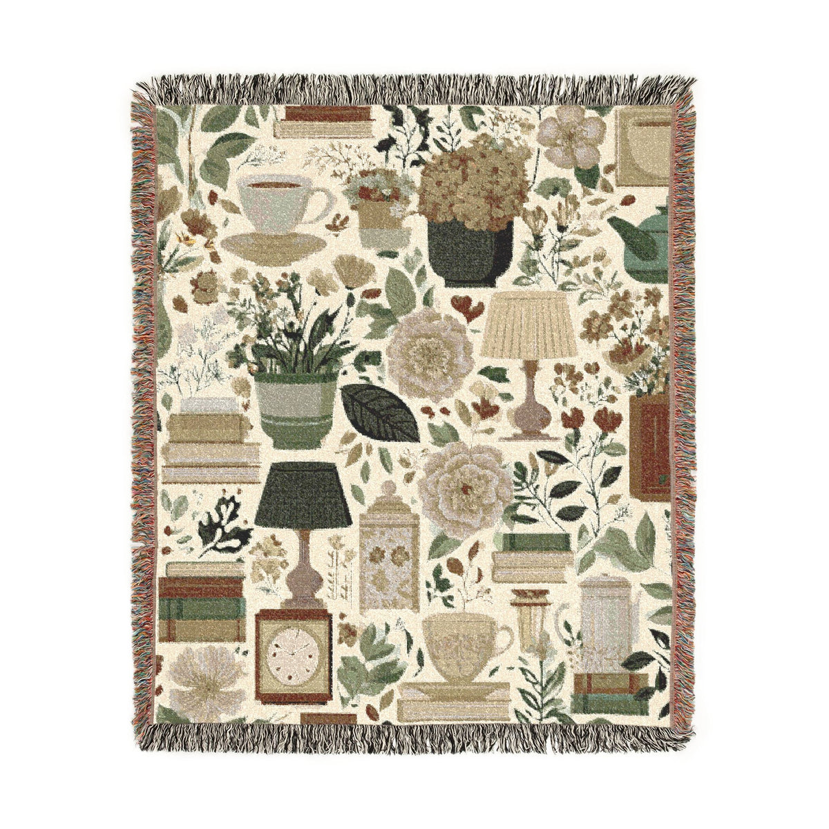Tea & Comfort Woven Throw Blanket