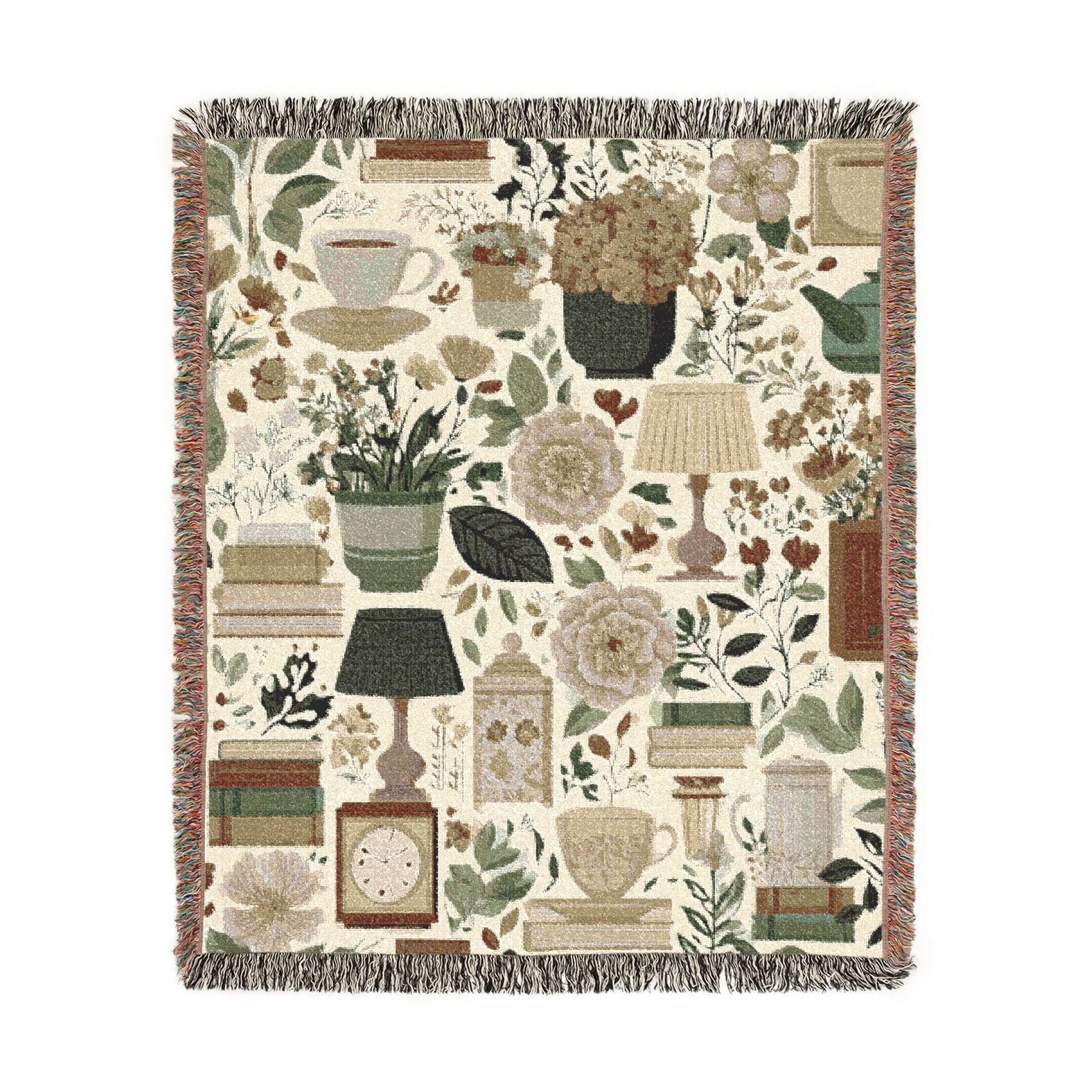 Tea & Comfort Woven Throw Blanket