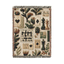 Game Night Woven Throw Blanket