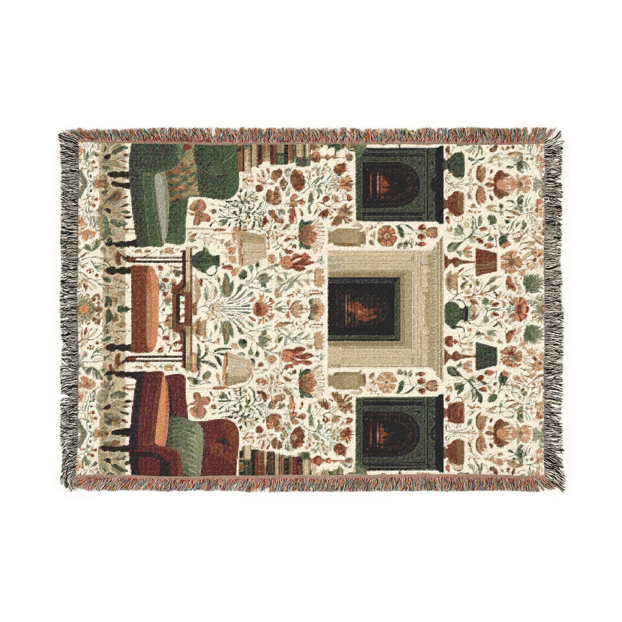 Reading Nook Woven Throw Blanket