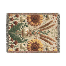 Sunflower Meadow Woven Throw Blanket