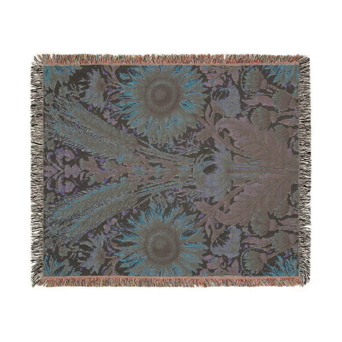 Sunflower Meadow Woven Throw Blanket