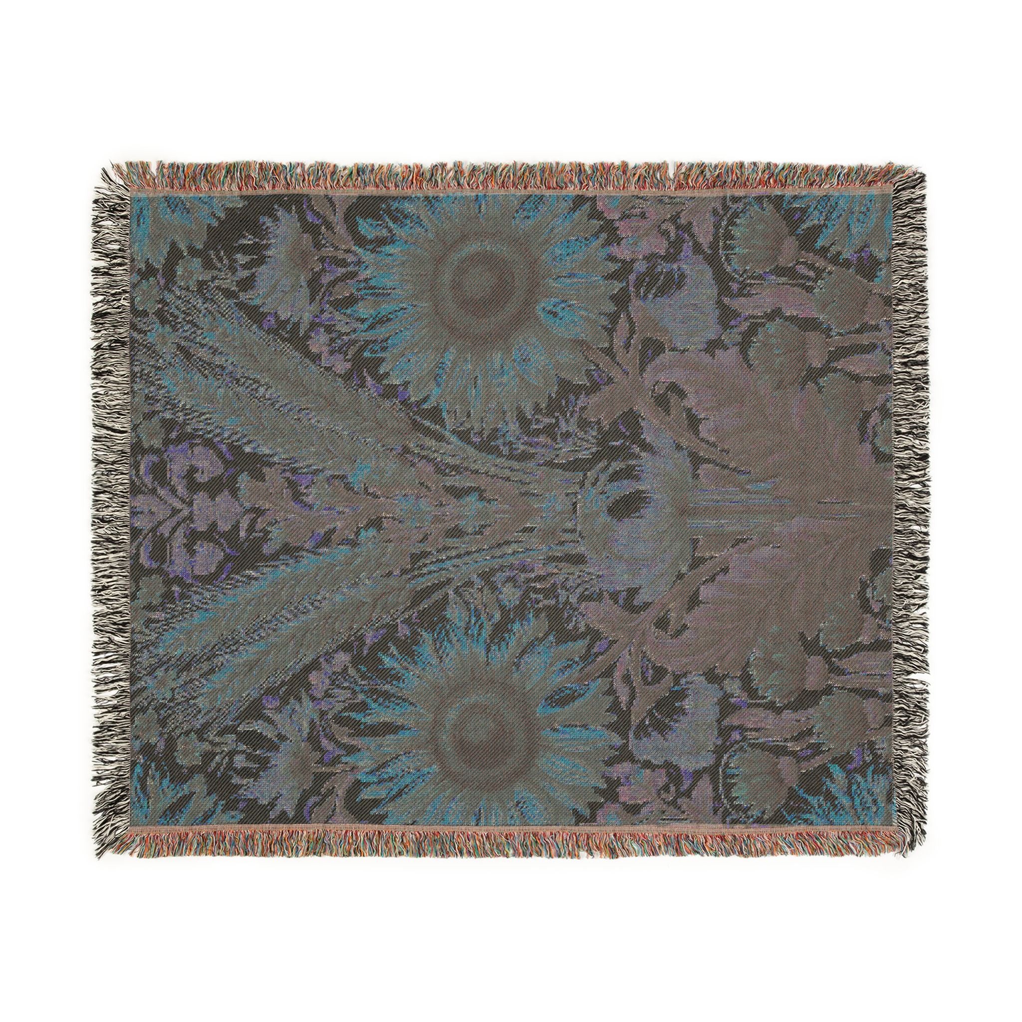 Sunflower Meadow Woven Throw Blanket