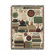 Book Lover's Retreat Woven Throw Blanket