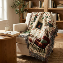 Reading Nook Woven Throw Blanket