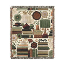 Book Lover's Retreat Woven Throw Blanket