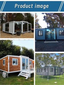 20 30 40Ft 3 4 Bedroom Container Homes Luxury Modular Home Solar-Powered Prefabricated House Expandable Container House