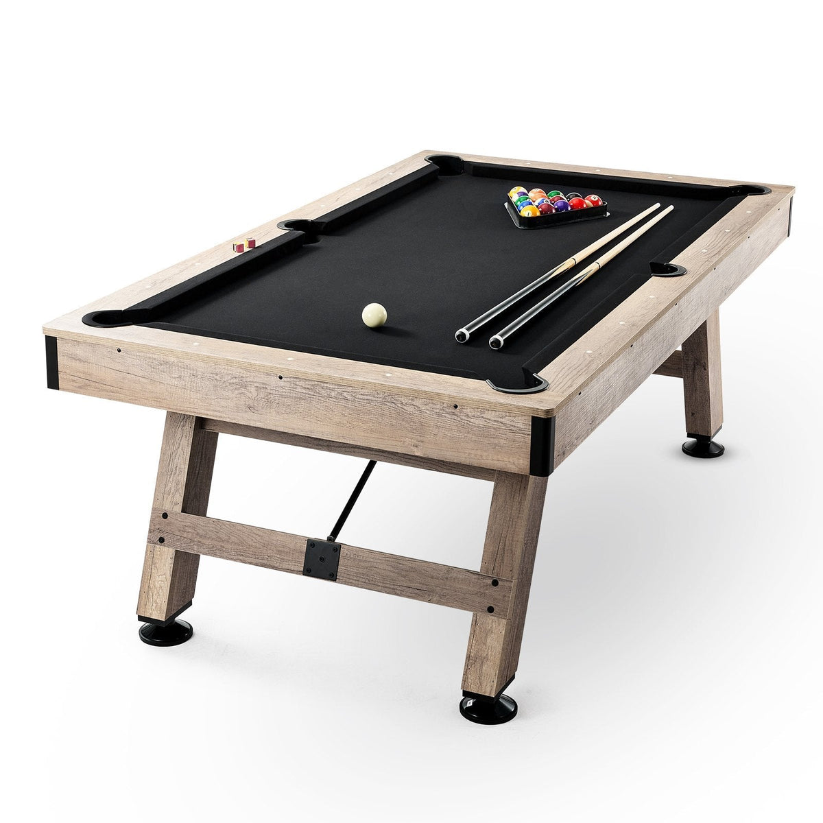 VEVOR 7-Ft Billiards Table with Accessories
