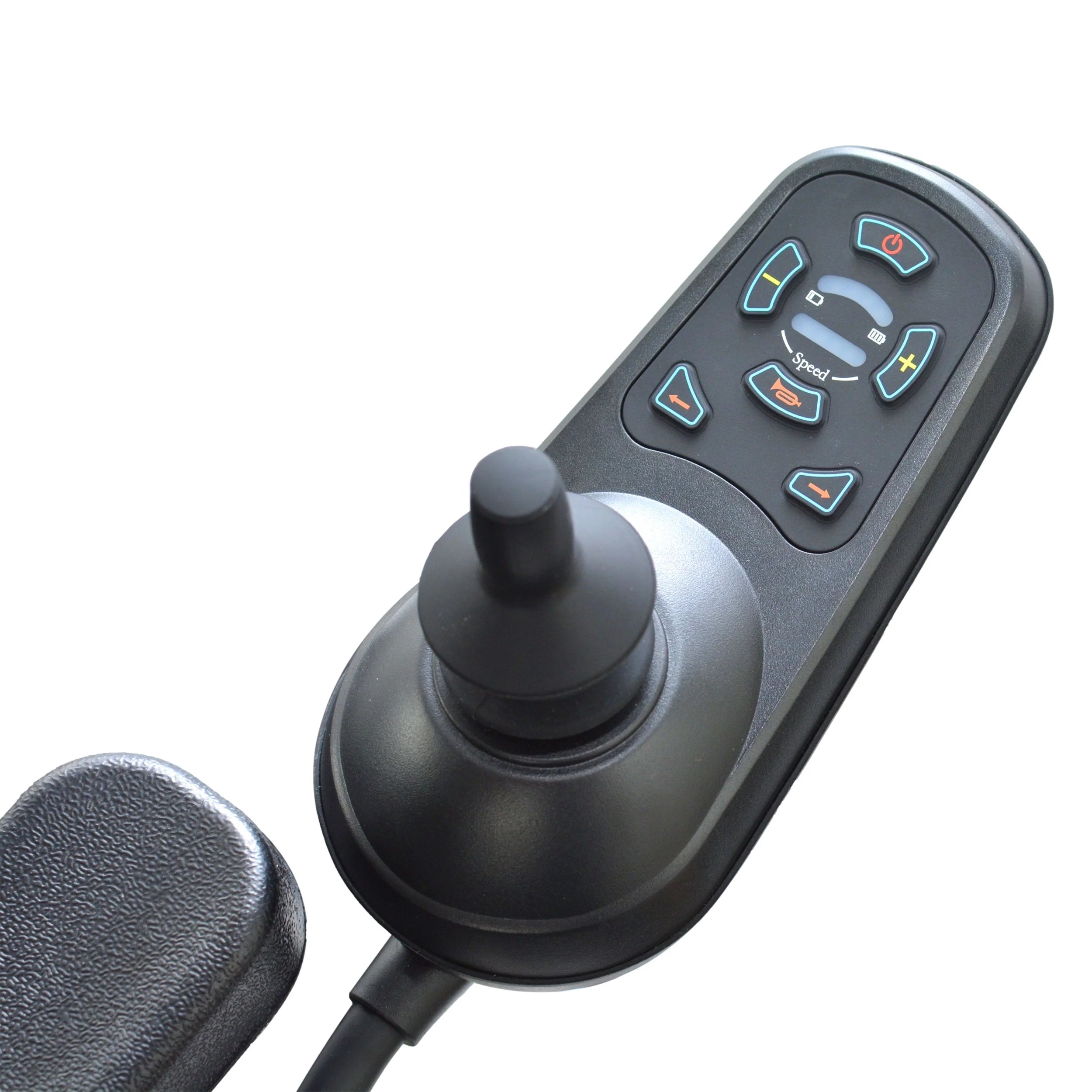 Portable Foldable Electric Wheelchair for Seniors, Aluminum Alloy 265Lb Capacity by  - Gold