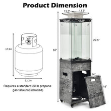 DirectDeals 41,000 BTU Propane Patio Heater with Metal Hood