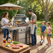 6-Burner 75,300 BTU Stainless Steel Outdoor Kitchen Gas Grill
