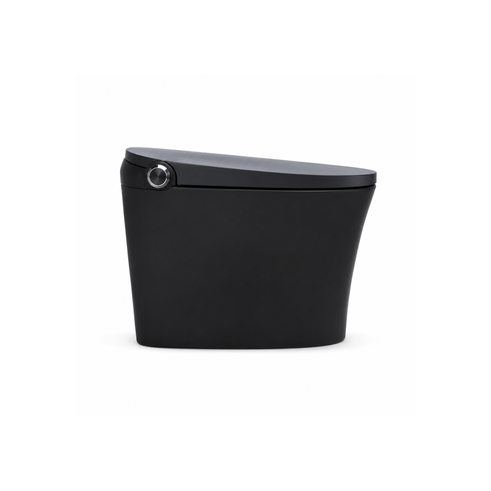 Black Smart Toilet with Bidet Seat For 12 Inch Rough In Model T36