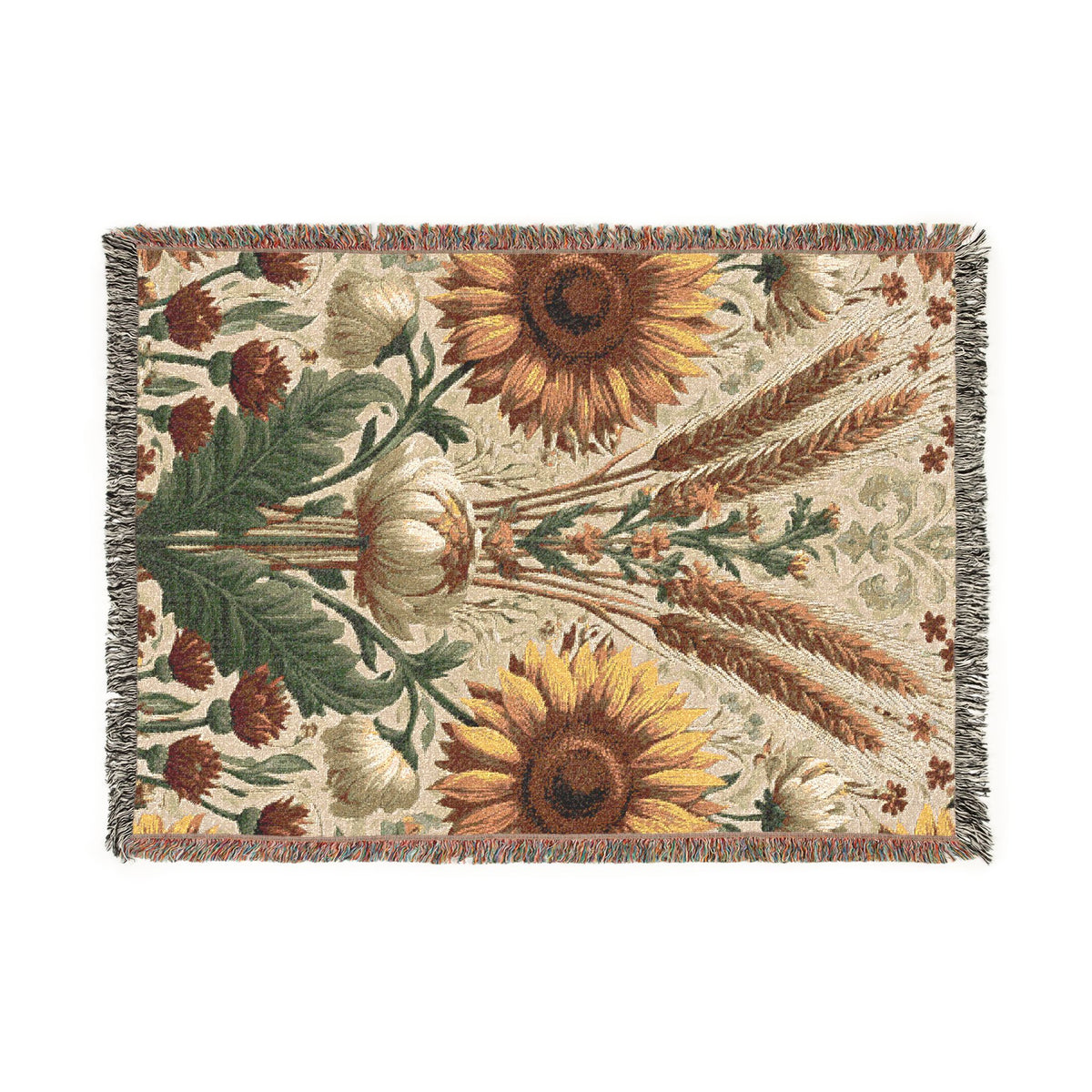 Sunflower Meadow Woven Throw Blanket