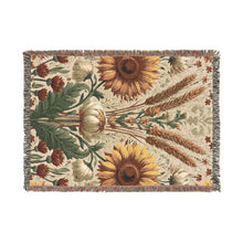 Sunflower Meadow Woven Throw Blanket