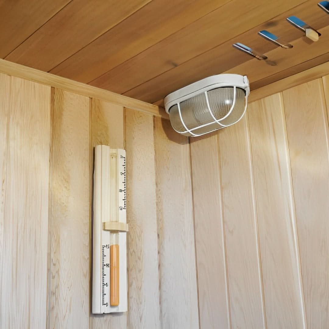 Charleston 4-Person Indoor Traditional Sauna Double Bench