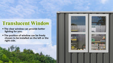 Outdoor Metal Storage Shed - 10x14 FT