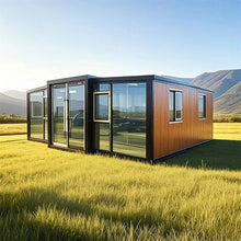 20 30 40Ft 3 4 Bedroom Container Homes Luxury Modular Home Solar-Powered Prefabricated House Expandable Container House