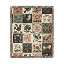 Heritage Quilt Woven Throw Blanket