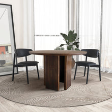 Alden Round Dining Table - Walnut