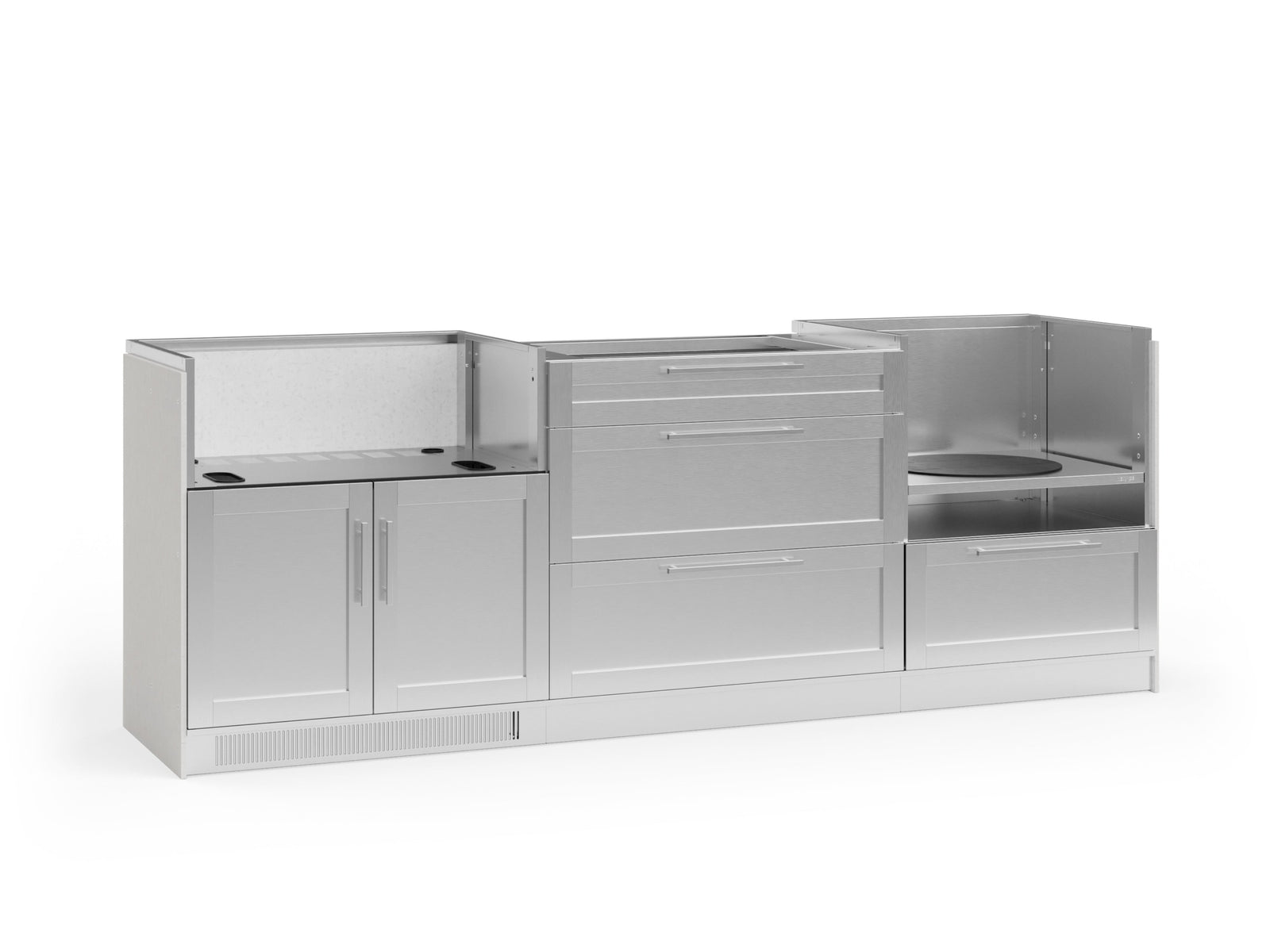 Signature Series 4PC Custom Outdoor Kitchen · 304 Stainless Steel · Shaker Door