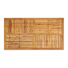 Outdoor 7-Piece Rustic Acacia Wood Dining Set